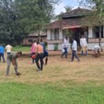 मंदिर परिसर स्वच्छता